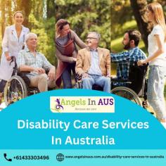 Angels In Aus is a registered NDIS disability care services in Australia that attracts, rewards, and retains highly-skilled staff to provide excellent services for the disabled people. Call us at +61433303496 to schedule an appointment with our experts. Or write to us at  info@angelsinaus.com.au to know more about us.