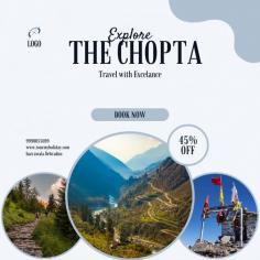 Discover the breathtaking beauty of Chopta with our exclusive tour packages. From serene camping at Deoriatal to thrilling treks to Tungnath Temple and Chandrashila Summit, we offer the best options for nature lovers and adventure seekers alike.