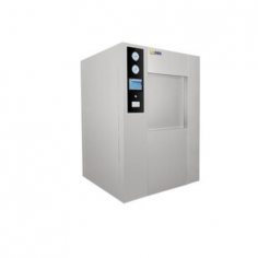 Labdex Horizontal Laboratory Autoclave offers a 1000 L capacity, 105°C–134°C working temperature, and -0.1 to 0.3 MPa pressure. It includes a 7'' touch screen, motorized door, built-in steam generator, PLC+HMI, advanced safety systems, and adjustable sterilization/drying times from 0 to 999 min.