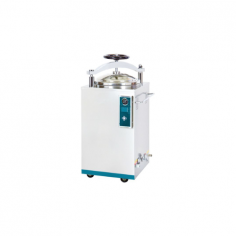 Labexpo Vertical Autoclave offers 100L capacity, operating at 134°C and 0.22 Mpa, with a 0-99 min timer. Its stainless steel body, quick-open hand wheel, digital display, and touch keypad ensure ease of use. Safety features include auto shutdown and a self-inflating seal for leak prevention.