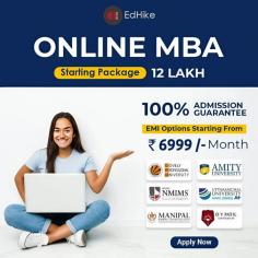 Let's start our career with online MBA course with certification offers a workable and within reach pathway for professionals seeking to advance their careers. These programs typically cover essential business disciplines such as finance, marketing, and management, provide students with practical skills and knowledge. EdHike- provides the best online MBA course with certificate.

CONTACT US:-

WhatsApp : 9236395274
Website: https://www.edhike.in/mba-courses/online-mba-course
