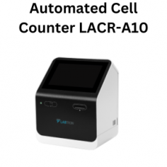 Labtron Automated Cell Counter uses trypan blue staining, intelligent image recognition, and optical imaging for precise cell count, viability, and diameter analysis in under 9 seconds. Features 2.5 × 5 Megapixel amplification with a 2.15 × 1.62 mm counting area and stores up to 1000 reports/images