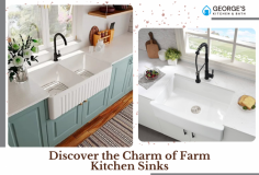 Discover the Charm of Farm Kitchen Sinks

Ready to transform your kitchen? Farm kitchen sinks from George’s Showroom blend rustic charm with modern practicality. Their deep design makes it easy to wash large pots and vegetables, and they’re crafted from durable materials like stainless steel and fireclay. George’s Showroom with a farm kitchen sink, you can elevate your space, making cooking and entertaining a true delight!

Visit us - https://www.georgesshowroom.com/Kitchen-sinks-Farmhouse-v45.htm