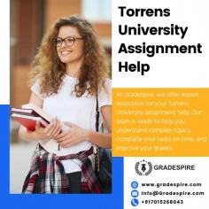 At Gradespire, we offer expert assistance for your Torrens University assignment help. Our team is ready to help you understand complex topics, complete your tasks on time, and improve your grades. Whether you need guidance with research, writing, or formatting, we provide the support you need to succeed. With our commitment to quality, you can feel confident in your academic journey. Contact us today to find out how we can help you achieve your goals.

Visit Now:-https://gradespire.com/torrens-university-assignment-help/