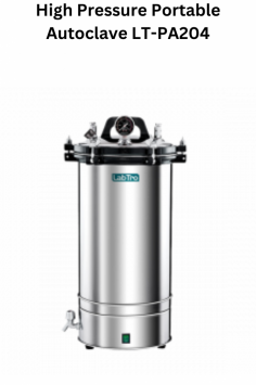 Labtro High-Pressure Portable Autoclave is a reliable 18L moist heat sterilizer that operates at 129°C and 0.165 MPa. Features include a dual-scale pressure gauge, double safety valve, and silicone seal. Versatile heating options include electricity, gas, or coal for flexible usage. 