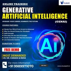 Visualpath GenAI Training (global) provides a deep dive Into AI models like GPT, GANs, and VAEs, emphasizing text generation, image synthesis, and the ethical aspects of artificial intelligence. This Generative AI Training is suitable for both beginners and professionals. To arrange a free demonstration, please call +91-9989971070.
Visit: https://visualpath.in/generative-ai-course-online-training.html
