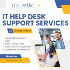 Looking for a reliable IT service provider? IT Support LA offers comprehensive IT solutions tailored to your business needs. By focusing on managed IT operations, cybersecurity, cloud migration, and more, they ensure that your business remains secure and efficient. Their team serves as a technology partner, providing responsive community support throughout Los Angeles and Ventura County. Whether you’re looking to optimize your IT infrastructure, protect your business, or streamline operations, IT Support LA provides expert guidance and hands-on service to help your business run smoothly.