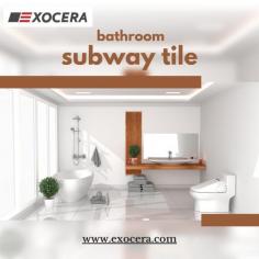 Looking to refresh your bathroom with a modern twist? Our bathroom subway tile collection offers a sleek, contemporary solution for updating your space. Subway tiles are a popular choice for creating clean lines and a polished finish, perfect for both minimalistic and bold designs. At Exocera, we offer a wide range of options, from classic whites to vibrant colors, giving you the flexibility to design your dream bathroom. Our subway tiles are not only visually stunning but also crafted for durability, ensuring your bathroom looks great for years to come.