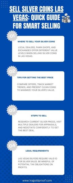 Discover how to sell silver coins in Las Vegas efficiently with this quick guide! Learn where to sell, how to get the best prices, essential steps for selling, and understand the legal requirements. Maximize your profit by choosing the best dealers, tracking market trends, and following these simple steps to navigate the silver coin market with ease.
