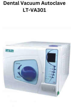  Labtro 12L Dental Autoclave features an advanced 16-bit microprocessor, Euro Class B sterilization with 3 pulsating vacuums and a secure double-door auto-lock system. Its digital display shows time, pressure, and temperature. Alarming system ensures optimal water levels. With dry cycle autoclave and microprocessor controller
 