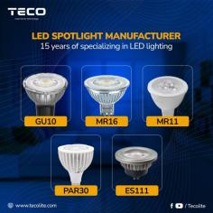 From the GU10 to the ES111, our spotlights are designed to deliver stunning brightness with minimal energy use. Whether you’re creating the perfect ambiance at home or lighting up a commercial space, TECO’s LEDs are built to last, offering unparalleled performance and efficiency.

See more: https://tecolite.com/product-category/gu10/