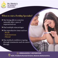 Wondering when to visit a fertility specialist? In this post, we will outline some of the key issues that may require professional help. 

If you're experiencing difficulties conceiving or have concerns about your reproductive health, Dr. Kavya, fertility doctor in Mumbai can offer the guidance and treatment needed to support your journey.

https://drshettysclinic.com/best-ivf-centre-in-mumbai/

#infertility #infertilityawareness #infertilitytreatment