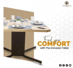 Accessible Tables for Hospitals Enhancing Comfort and Functionality 
Discover the future of inclusive design with Marion Innovations’ The Inclusion Table', Our patented and trademarked solution offers unparalleled accessibility for large wheelchairs, redefining dining experiences
