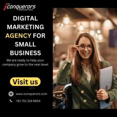 iConquerors offers Digital Marketing Agency For Small Business at a very affordable price.