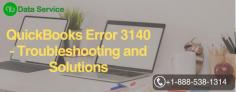 QuickBooks Error 3140 is a common issue that occurs when there’s a problem with the data file or while trying to open a company file. This error may result in QuickBooks freezing or crashing, hindering your accounting tasks. Understanding the causes and troubleshooting methods is essential for maintaining a smooth workflow.

Causes:

Damaged Company File: Corruption in the company file can trigger Error 3140.
Compatibility Issues: Using an outdated version of QuickBooks can lead to this error.
Network Problems: Issues with network connectivity may disrupt file access.
Troubleshooting Steps:

Verify and Rebuild Data: Use the built-in Verify and Rebuild Data utilities to identify and fix data corruption.
Update QuickBooks: Ensure you are using the latest version of QuickBooks. Regular updates can resolve various bugs and improve performance.
Check Network Connectivity: Ensure stable network connections if accessing files stored on a network drive.
Restore from Backup: If the issue persists, consider restoring your company file from a recent backup.
By following these steps, you can effectively resolve QuickBooks Error 3140 and continue your accounting without interruptions. For further assistance, reach out to QuickBooks support.