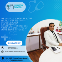 The Best Sexologist in Indore for professional guidance on relationship therapy, wellbeing, and sexual health. Locate well-regarded specialists who treat sexual dysfunctions and provide private consultations and individualized treatment programs. Dr. Mahesh Nawal renowned for his expertise in treating sexual health issues. Take advantage of the most experienced sexologist in Indore's individualized approach to sexual wellness.
For further information visit us at: https://www.mysexproblems.com