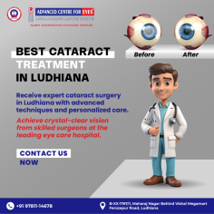 Receive expert cataract surgery in Ludhiana with advanced techniques and personalized care. Achieve crystal-clear vision from skilled surgeons at the leading eye care hospital.