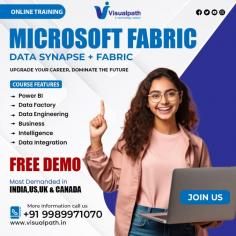 Visualpath provides the best Microsoft Fabric Training on a global scale. Our Microsoft Fabric Course program is designed for individuals looking to enhance their skills in data integration, analytics, cloud computing, and business intelligence. Schedule a free demo call at +91-9989971070.
Visit: https://www.visualpath.in/online-microsoft-fabric-training.html