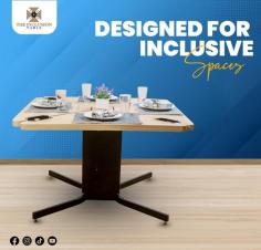 Unconditional Happiness The Remarkable Accessible Table for Wheelchairs 
