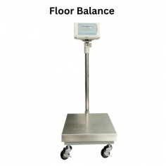 Labnics Floor Balance offers versatile weighing with precise part counting. Its 400×500 mm square pan holds up to 250 kg, with a 110×30 mm display and 10 g readability. Positioned 940 mm from the indicator and 120 mm from the floor, it delivers stable readings in 2 seconds and responds within 1 second.
