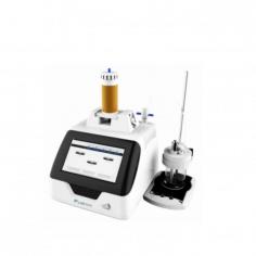 Labtron Automatic Potentiometric Titrator features an integrated burette valve and modular design with three units: a volume titration device, control device, and measurement device. Equipped with an ultrathin stirring device, this titrator provides precise, automated titration, making it ideal for efficient lab analysis.
