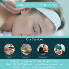 Dr. Amie Shimmel Handa's Acupuncture Clinic in Chicago offers holistic treatments focused on pain relief, stress reduction, and wellness for all ages. To know more , please visit website - https://www.dramieshimmel.com/
