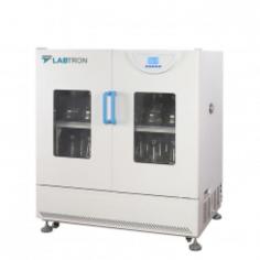 Labtron Shaking Incubators offer precise shaking speeds of 40-300 rpm with 20 mm amplitude and  RT +5°C to 65°C temperatures in a stainless steel chamber. Features include a large LCD, a timing range of 6 minutes to 999.9 hours, and auto shut-off for safety. 