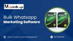 Bulk WhatsApp marketing software helps you market your business and expand your reach by letting you share images, text, videos and more in bulk. Meshink is an automated software designed to send WhatsApp messages in bulk directly from PC and laptop.