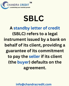 Need a safety net for your business deals? Our Standby Letter of Credit services offer peace of mind and financial backing when you need it most. Let's build your future together! 