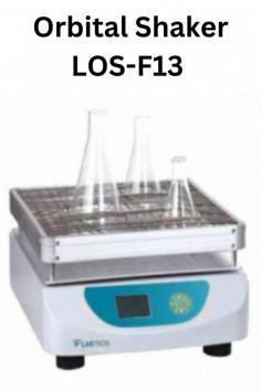 Labtron Orbital Shaker offers compact, microcomputer-controlled shaking and mixing with 20-300 rpm speed, a 400x340 mm platform, and an easy-to-clean anti-corrosion stainless/alnico plate. Features include a PID controller, brushless DC motor, heating function, and over-temp alarm.