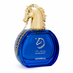 Experience the timeless allure of Admiral, a Royal Arabian perfume blending leather and musk notes for a captivating presence