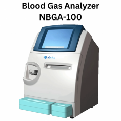 Labnics blood gas analyzer Measures various sample types including whole blood, serum, plasma and more. it's analysis time is <90s and display of 10.4inches TFT touch screen. it features a multiple barcode types, working temperatures 15°C to 30°C and built-in thermal printer.