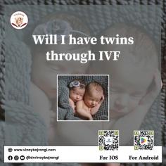 IVF increases the chances of having twins. However, there is no certainty about the same. Your birth chart can nevertheless answer if you will be able to have twins. According to children's astrology, the fifth house represents children and creativity; the presence of multiple planets in the fifth house or aspects from the fifth house to the sign of Gemini indicates the possibility of having twins.

https://www.vinaybajrangi.com/children-astrology/ivf-pregnancy/will-i-have-twins-through-ivf.php 
