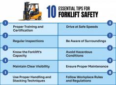 Forklift safety is paramount in any workplace that utilizes these machines. Adhering to safety guidelines protects employees' well-being, prevents costly property damage, and ensures regulatory compliance. By prioritizing forklift safety, companies can create a safer and more productive work environment, fostering stakeholder trust and confidence. Visit : https://www.sharpeagle.uk/