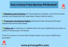 How to Know if the Abortion Pill Worked?