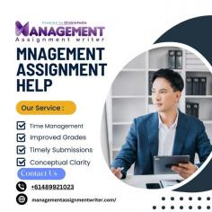 Students juggling multiple responsibilities may struggle to meet deadlines. Management assignment help allows you to manage your time more effectively. By delegating some tasks, you can focus on studying for exams or engaging in extracurricular activities, ultimately leading to a more balanced academic life.
visit:-www.managementassignmentwriter.com/