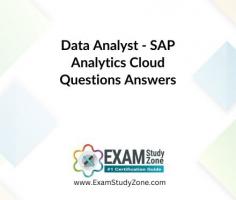 Using the thorough certification questions provided by Examstudyzone.com, you may further your career and become a certified SAP Analytics Cloud Data Analyst. Your exam is today; do well!

https://examstudyzone.com/course/sap-analytics-cloud-story-design-valid-questions