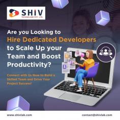 Shiv Technolabs offers dedicated developers to help grow your team with expert skills in web and mobile app development, eCommerce solutions, and custom software development.

Our developers are proficient in languages like JavaScript, PHP, Python, and frameworks like React, Laravel, and Flutter. They work closely with your in-house team, taking care of complex coding, integrations, and system upgrades, allowing you to focus on your core business operations.