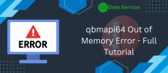 The QBMAPI64 Out of Memory error in QuickBooks indicates that the application has run out of memory resources. This issue can arise from insufficient system memory, large company files, or an outdated version of QuickBooks. This guide provides solutions to troubleshoot and resolve the error efficiently.