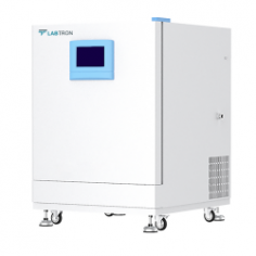 Labtron Air Jacketed CO2 Incubator features air-jacketed design for heat/UV sterilization, a temperature range of 4˚ to 65˚C, and shaking frequency of 40 to 300 rpm. It includes a CO2 range of 0-20%, PT100 temperature sensor, infrared CO2 sensor, outer door heating, and a UV lamp.
