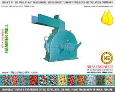 Hammer Mill Manufacturers Exporters in India Punjab +91-9872611911, +91-7986607668, +91-9815022911 https://www.nityaoilexpeller.com