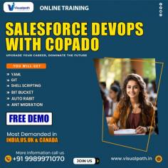 Visualpath is one of the Best salesforce devops certification providing Online Training with real-time Projects with highly skilled and certified trainers with 15+ years of experience. salesforce devops training is specially designed for IT developers. Enroll Now! Call: +91-9989971070 Visit: https://visualpath.in/online-salesforce-devops-training.html