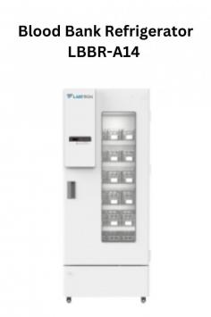 Labtron blood bank refrigerator is a floor-type, cabinet-type upright refrigerant R290, microprocessor-controlled unit with a 618L capacity and a 2–6°C range. It features an upright cabinet, a return air duct design, and advanced air cooling for uniform temperature maintenance. 
