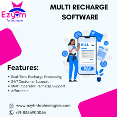 Find the ideal mobile recharge software for your business. Boost productivity and simplify payment processes with our comprehensive solutions.