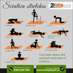 Back Pain And Sciatica Physiotherapy Edmonton | Effective Sciatic Stretches

We know how debilitating sciatic pain can be. Our team is here to guide you through targeted stretches that can help alleviate discomfort and improve mobility, so you can get back to enjoying your daily activities.

Effective Sciatic Stretches:

