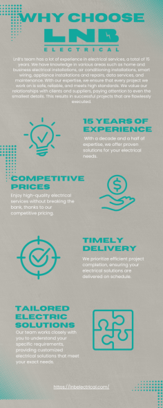 Looking for reliable electrical services in Willetton? Our comprehensive infographic breaks down essential tips for selecting a top-notch electrician. From checking credentials to understanding service offerings, get all the information you need to make an informed decision. Visit electrician Willetton  https://lnbelectrical.com/ for trusted electrical solutions in Willetton!