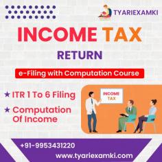 The purpose of the Income Tax Return E-Filing Course is to make online tax filing easier. It provides participants with a thorough understanding of e-filing procedures and tax legislation. Learners study important subjects such numerous forms needed for proper filing, permissible deductions, and types of income throughout the course. By giving participants practical experience with e-filing platforms, interactive modules help them get comfortable using these resources. In order to reduce the stress of tax season, the course also discusses typical mistakes and how to prevent them.