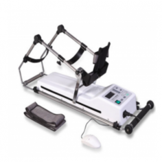 Medzer Continuous Passive Motion Unit is microprocessor-controlled, offering 0°-125° knee, 25°-100° hip, and 0°-40° ankle motion with speeds of 0.5°/s to 2.5°/s. Features a foot plate angle of ≤40° and a load of ≥60 N, optimized hip and knee rehabilitation.
