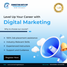 Take your career to new heights with a digital marketing course in Pune. This comprehensive course covers everything you need to excel in SEO, social media marketing, Google Ads, and more. With expert trainers and practical learning, you’ll be equipped to handle real-world marketing challenges. Elevate your skillset and open the door to exciting job opportunities in the fast-growing digital marketing field.