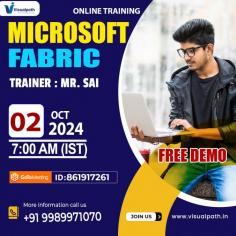 Attend Online Free Demo from #Visualpath on #Microsoft Fabric by Mr. Sai (Best Industry Expert).
Join Now: https://meet.goto.com/861917261
Visualpath is a dynamic software training institute based in Hyderabad. We have built a strong legacy of delivering high-quality training programs for corporate professionals worldwide.
Demo on: 2nd October, 2024 @ 7:00 AM (IST)
Contact us: +91 9989971070
Visit: https://www.visualpath.in/microsoft-fabric-online-training-hyderabad.html


